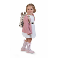 Childhome Dětský batoh My First Bag - Canvas Leopard