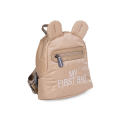 Childhome Dětský batoh My First Bag - Puffered Beige