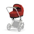 Kočárek Cybex Priam Chrome Black Set 2v1 včetně korby - Off White