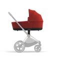 Kočárek Cybex Priam Chrome Black Set 2v1 včetně korby - Off White