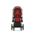 Kočárek Cybex Priam Chrome Black Set 2v1 včetně korby - Off White