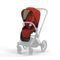 Kočárek Cybex Priam Chrome Black Set 2v1 včetně korby - Mirage Grey 