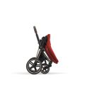 Kočárek Cybex Priam Chrome Black Set 2v1 včetně korby - Mirage Grey 