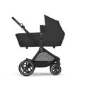 Kočárek Cybex Eos Lux 2v1 - Black/Moon Black