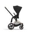 Kočárek Cybex Priam Chrome Black Set 2v1 včetně korby - Mirage Grey 