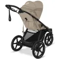Kočárek CYBEX AVI SPIN + korbička Cot S 2v1 - Almond Beige
