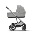 Cybex Balios S Lux 2v1 včetně korby Cot S - Stone Grey 2026