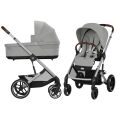 Cybex Balios S Lux 2v1 včetně korby Cot S - Stone Grey 2026