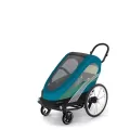 Cybex Zeno Bike přívěs za kolo a kočárek 2v1 - Mid Turquoise