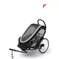 Cybex Zeno Bike přívěs za kolo a kočárek 2v1 - All Black