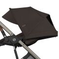 Kočárek 2v1 Cybex BALIOS S LUX + skládací korbička Cot Fold - Chocolate Brown 2026
