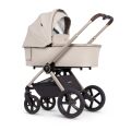 Kočárek Venicci Tinum Upline 2 - All Black + autosedačka Cybex Aton B + isofix base
