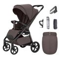 Kočárek Carrello Bravo Carbon - Mineral Brown 2026