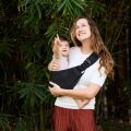 ERGOBABY SLING - Upsie sling nosítko - Onyx Black