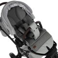 Kočárek dvojkombinace Jasmine Daisy Soft - 06 Light Grey