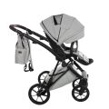 Kočárek dvojkombinace Jasmine Daisy Soft - 06 Light Grey
