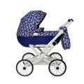 Kočárek pro panenky JASMINE Kids - Fialka 01