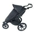 Zimní nánožník na kočárek Emitex SOFT - Black Comfy