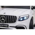 Dětské elektrické autíčko Mercedes Benz GLC 63S 4x45W 12V, dálkové ovládání - Bílé