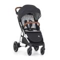 Sportovní kočárek Petite&Mars Royal 3 Silver - Perfect Black 