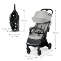 Sportovní kočárek Kinderkraft Apino - Dove Grey