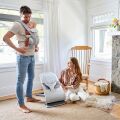 Ergobaby lehátko Evolve Bouncer - Light grey
