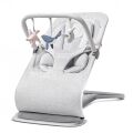 Ergobaby lehátko Evolve Bouncer - Light grey Mesh
