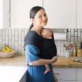ErgoBaby Šátek Aura Wrap - SOFT BLACK