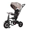 QPLAY Tříkolka Rito air gel (Rubber) věk 10-72 měsíců - Grey