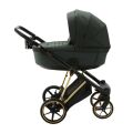 Kočárek Adamex Belissa Special Edition 2v1 - Dark Green/Gold