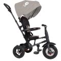 QPLAY Tříkolka Rito air gel (Rubber) věk 10-72 měsíců - Grey