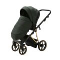 Kočárek Adamex Belissa Special Edition 2v1 - Dark Green/Gold