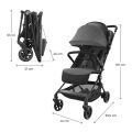 Cestovní sportovní kočárek KINDERKRAFT Nebo - Platinum Grey