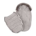 Fusak PETITE MARS 4v1 Comfy + rukavice na kočárek Furry - Mocha Mousse