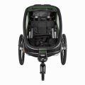 HAMAX Outback One jednomístný vozík za kolo - Green/Black
