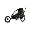 HAMAX Outback One jednomístný vozík za kolo - Green/Black