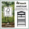 ŽIDLIČKA HAUCK ALPHA+ Grey + polstrování zdarma
