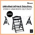 ŽIDLIČKA HAUCK ALPHA+ White + polstrování zdarma