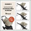 Sporotvní kočárek Hauck Runner 3 s ruční brzdou - Olive 