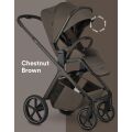 Kombinovaný kočárek EASYWALKER Zoey + autosedačka Cybex 3v1 - Chestnut Brown
