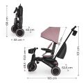 Dětská skládací tříkolka KINDERKRAFT Jazz 3 - Grey