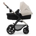 Kočárek kombinovaný KINDERKRAFT Moov 2 pěnová EVA kola 3v1 - Moonlight Grey