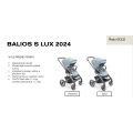 Kočárek CYBEX Balios S Lux - Moon Black 2025