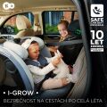 Autosedačka Kinderkraft I-Grow i-Size 40-150cm - Grey