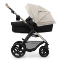 Kočárek kombinovaný KINDERKRAFT Moov 2 pěnová EVA kola 3v1 - Moonlight Grey