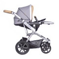 Kombinovaný kočárek Patron Bohemia TERIX 4 - Smoke Grey