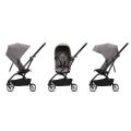 Kočárek Cybex Eezy S Twist+ 2 - Moon Black/Silver 2023