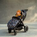 Fusak PETITE MARS 4v1 Comfy - Forever Black + rukávník Jasie