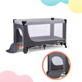KINDERKRAFT SELECT Postýlka cestovní Leody s doplňky - Leody Grey