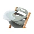 Jídelní židlička Kidnort Drömmer Unique - přírodní šedá